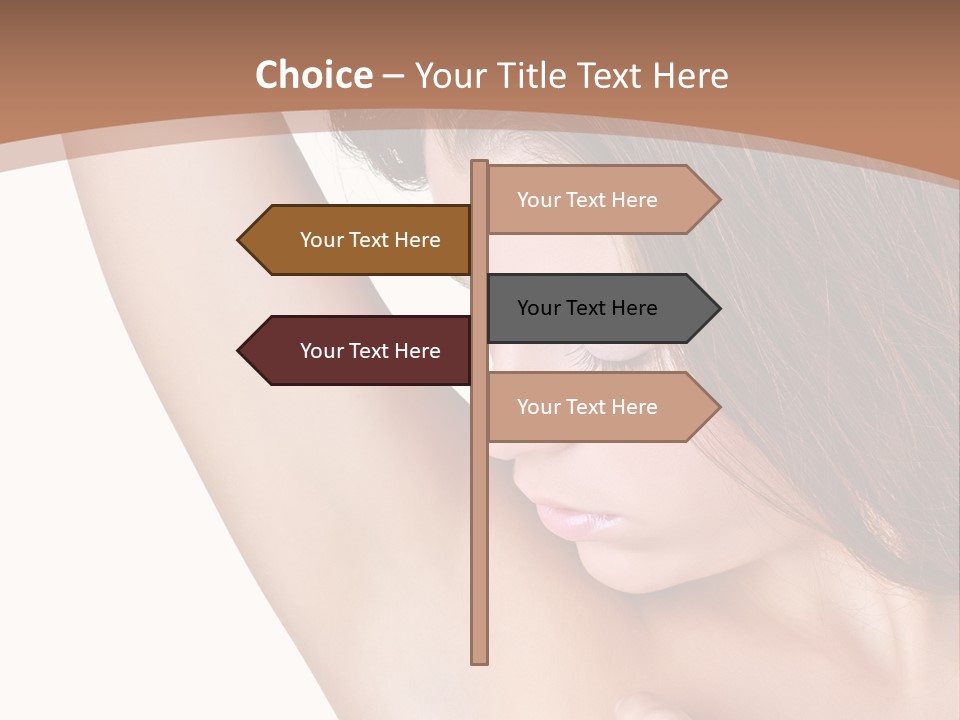Vertical Health Person PowerPoint Template