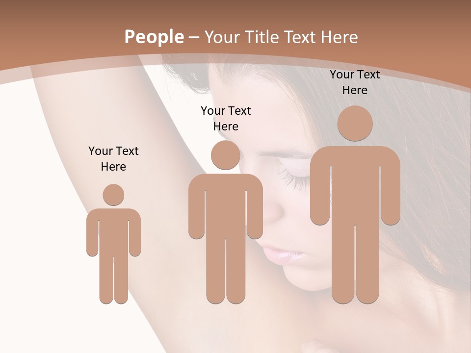 Vertical Health Person PowerPoint Template