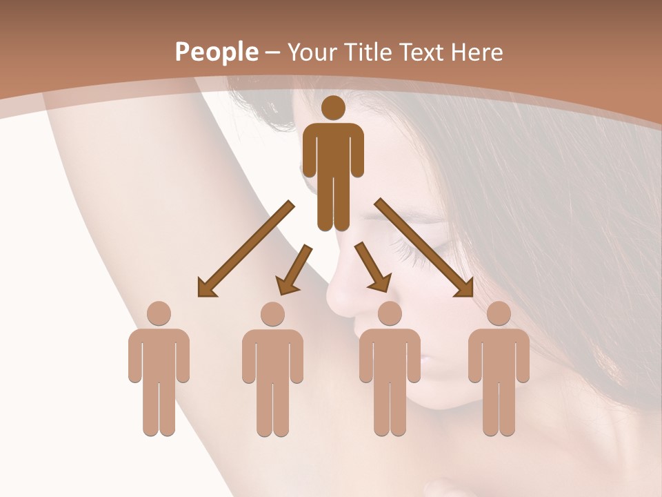 Vertical Health Person PowerPoint Template