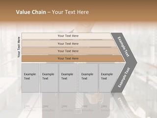 Mobile Man Green PowerPoint Template