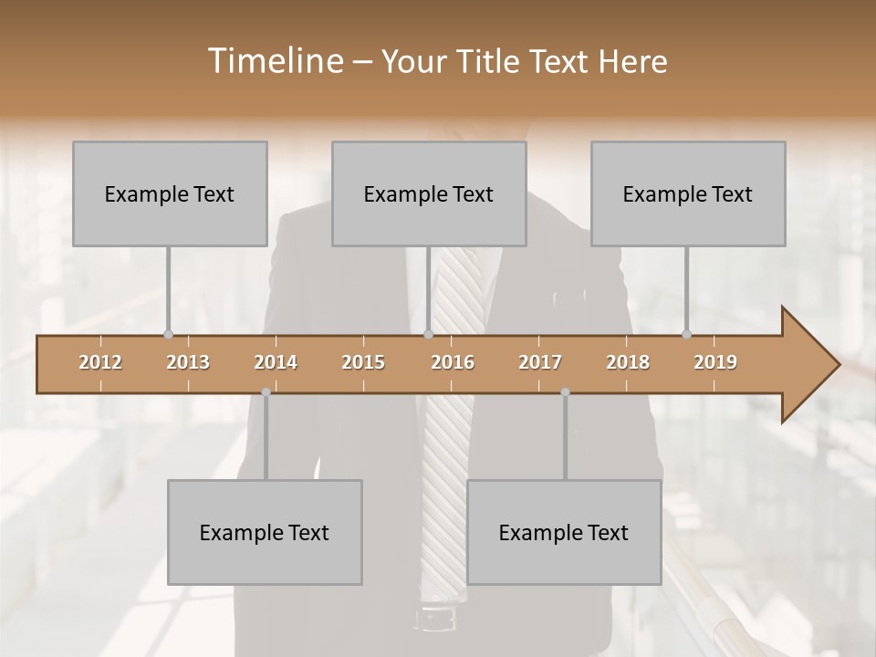 Mobile Man Green PowerPoint Template