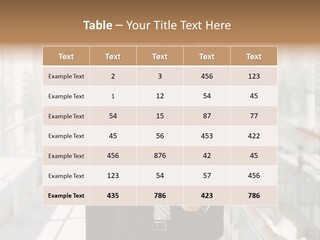 Mobile Man Green PowerPoint Template