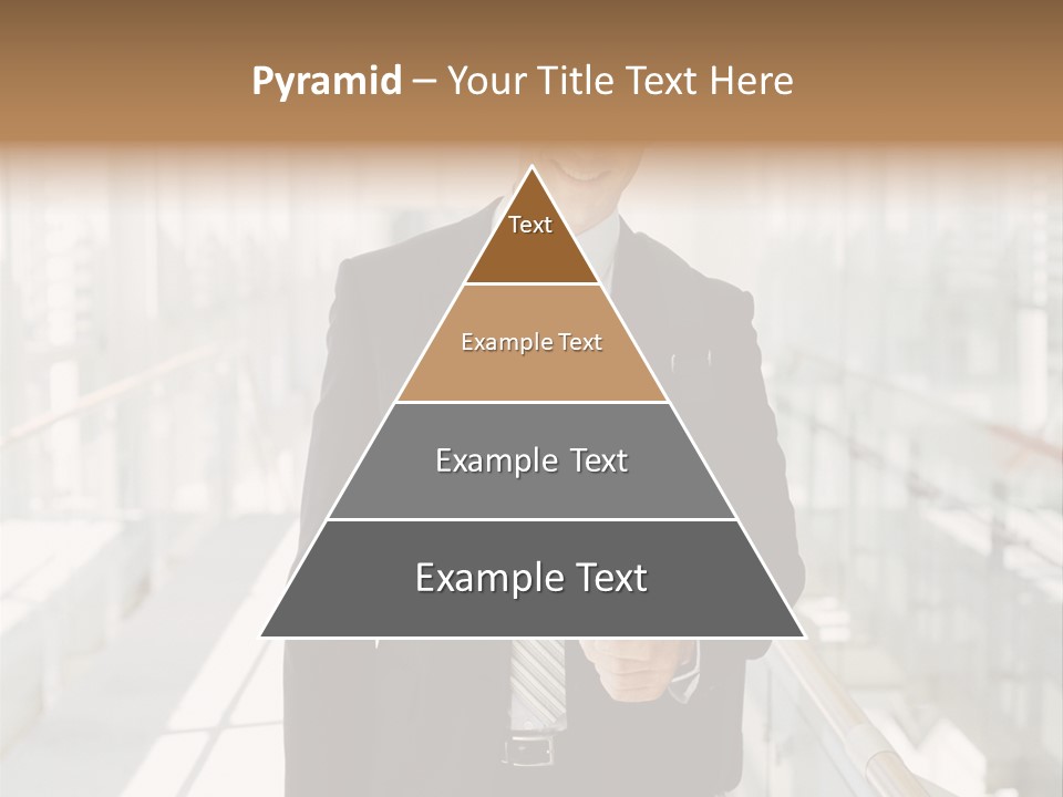 Mobile Man Green PowerPoint Template