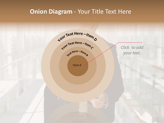 Mobile Man Green PowerPoint Template