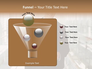 Mobile Man Green PowerPoint Template