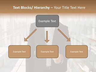 Mobile Man Green PowerPoint Template