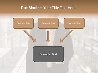 Mobile Man Green PowerPoint Template