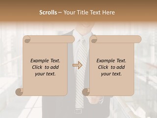 Mobile Man Green PowerPoint Template