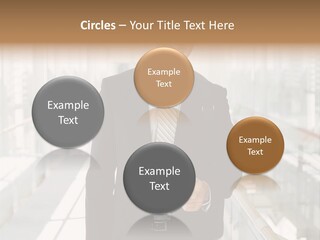 Mobile Man Green PowerPoint Template