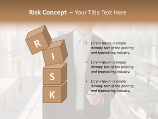 Mobile Man Green PowerPoint Template