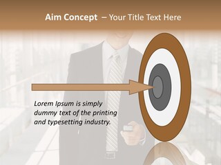 Mobile Man Green PowerPoint Template