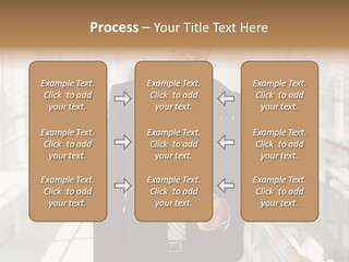 Mobile Man Green PowerPoint Template
