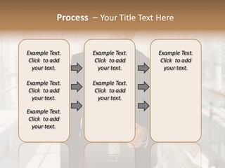 Mobile Man Green PowerPoint Template