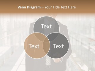 Mobile Man Green PowerPoint Template