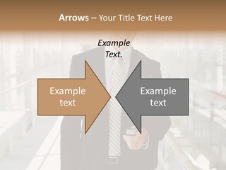 Mobile Man Green PowerPoint Template