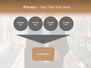 Mobile Man Green PowerPoint Template