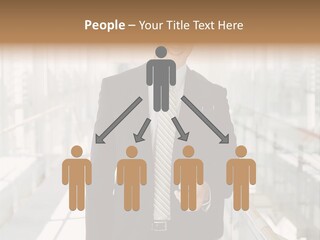 Mobile Man Green PowerPoint Template