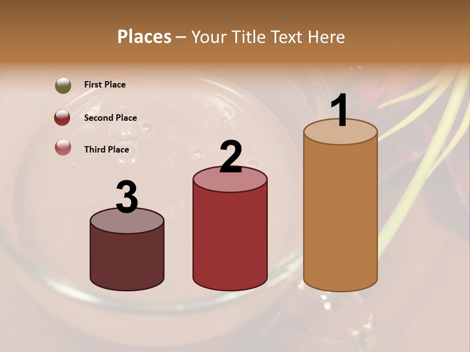 Concepts Food Flower PowerPoint Template