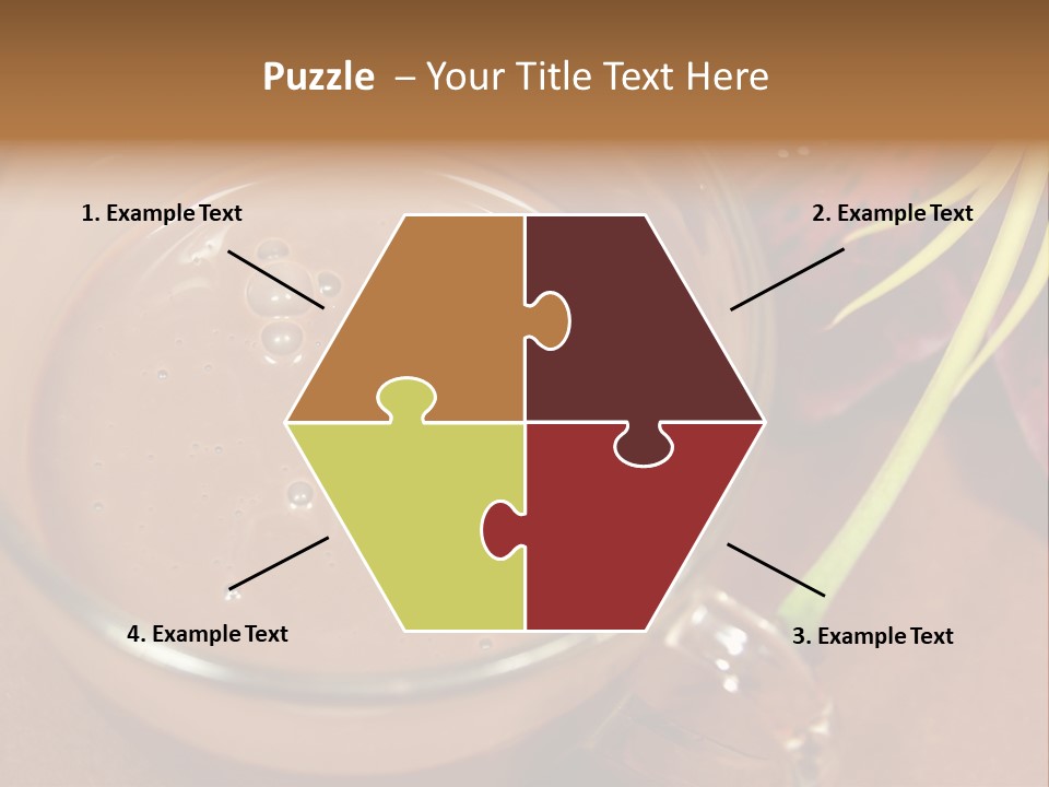 Concepts Food Flower PowerPoint Template