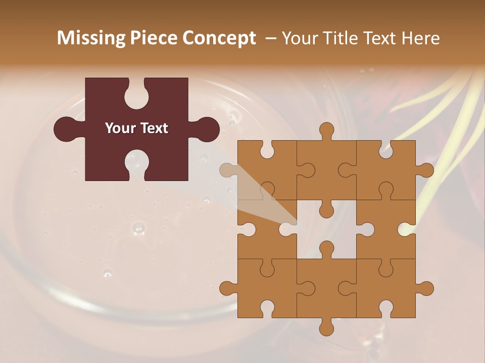 Concepts Food Flower PowerPoint Template