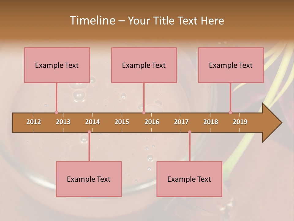 Concepts Food Flower PowerPoint Template
