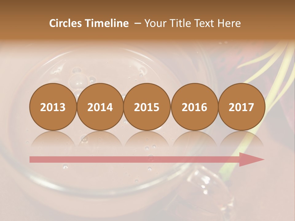 Concepts Food Flower PowerPoint Template