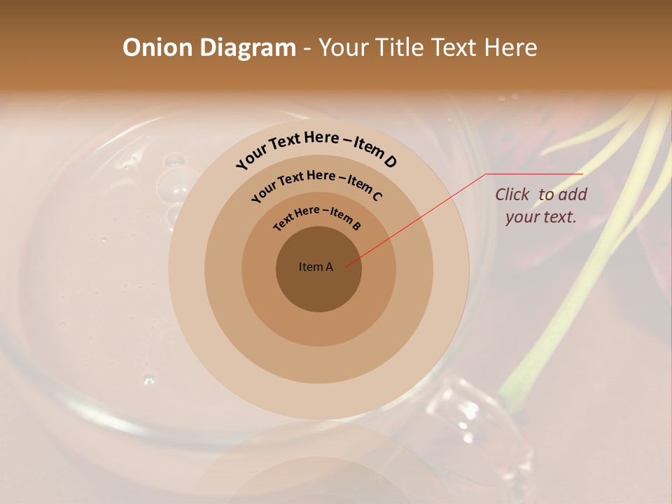 Concepts Food Flower PowerPoint Template