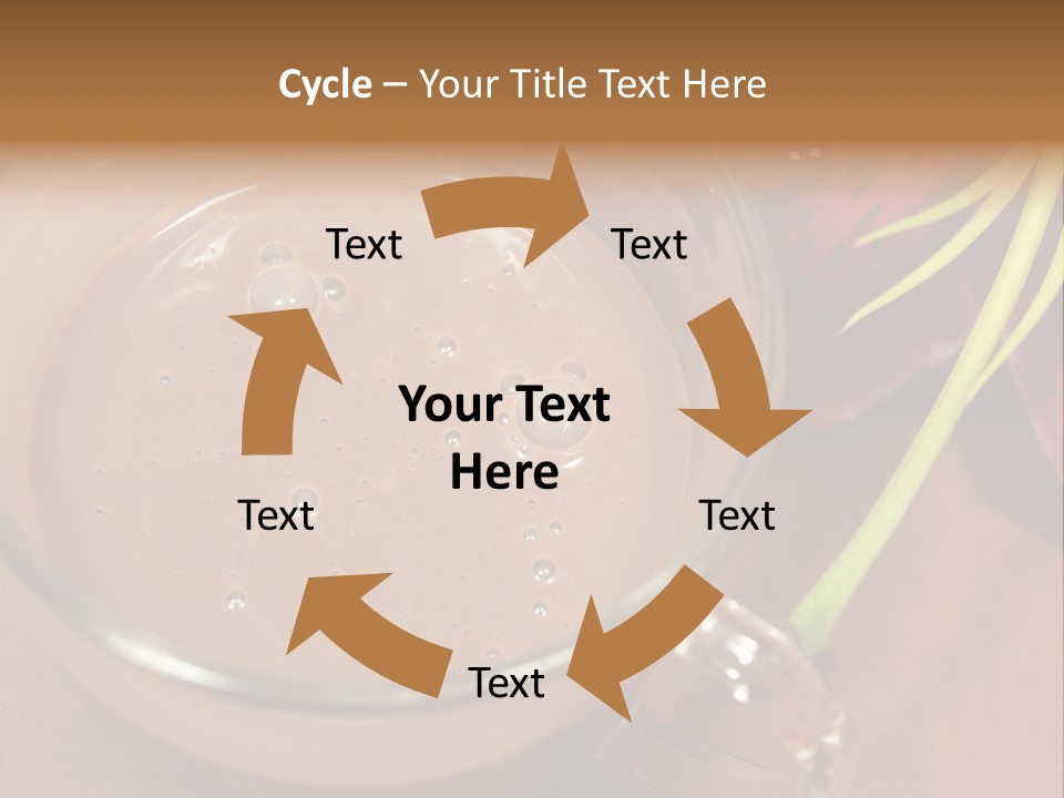 Concepts Food Flower PowerPoint Template