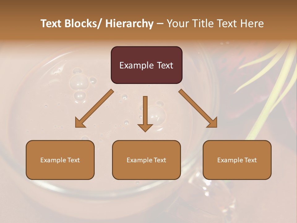 Concepts Food Flower PowerPoint Template