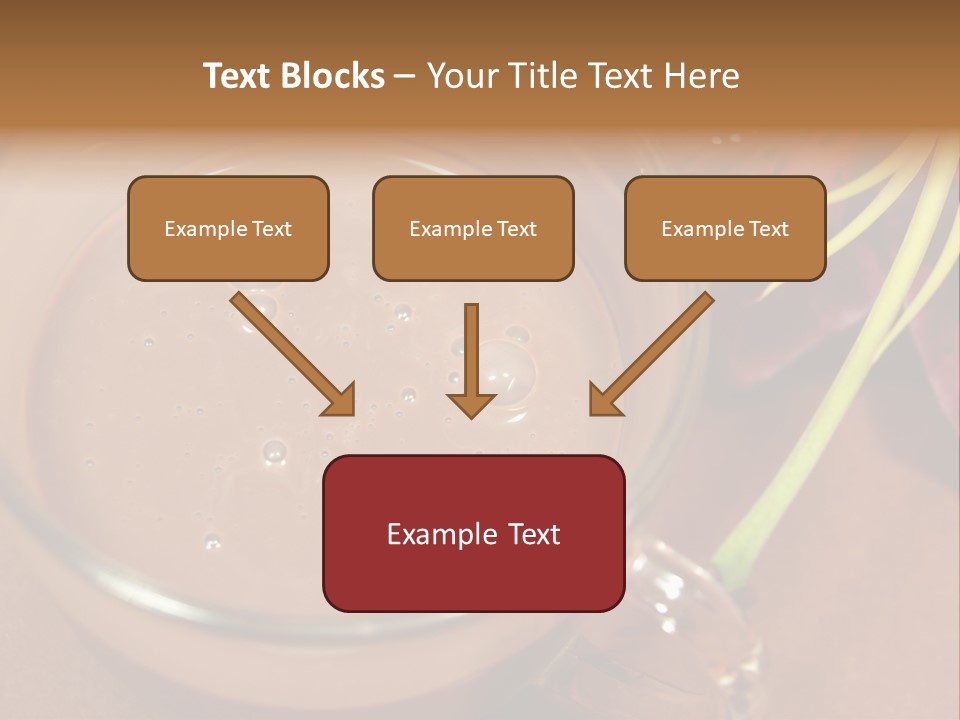 Concepts Food Flower PowerPoint Template