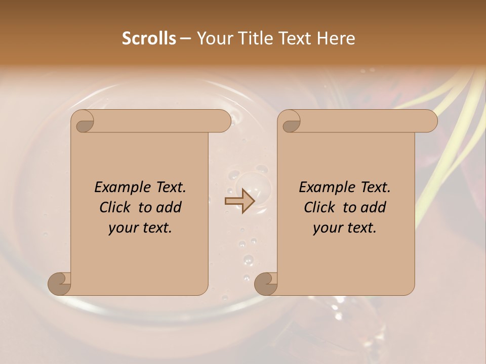 Concepts Food Flower PowerPoint Template