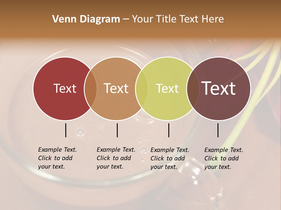 Concepts Food Flower PowerPoint Template