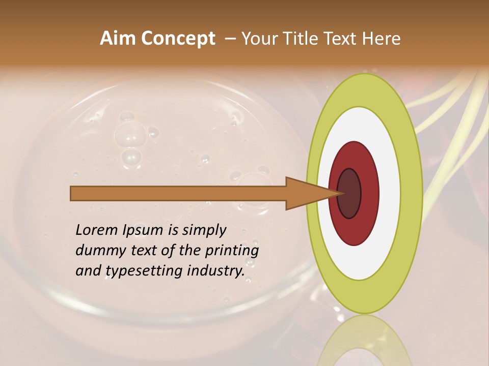 Concepts Food Flower PowerPoint Template