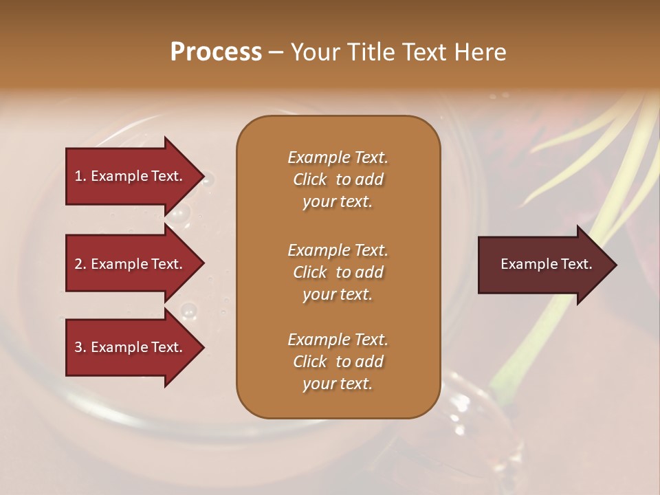 Concepts Food Flower PowerPoint Template
