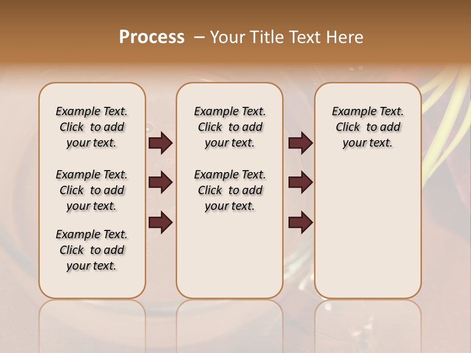 Concepts Food Flower PowerPoint Template