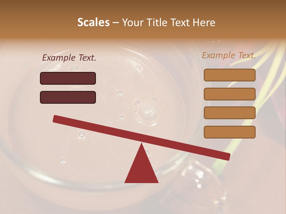 Concepts Food Flower PowerPoint Template