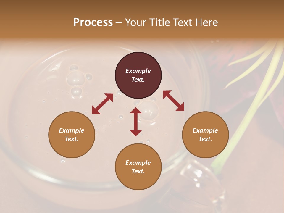 Concepts Food Flower PowerPoint Template