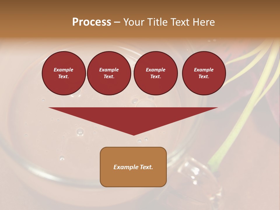 Concepts Food Flower PowerPoint Template