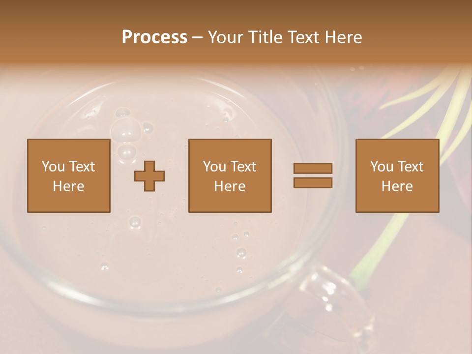 Concepts Food Flower PowerPoint Template