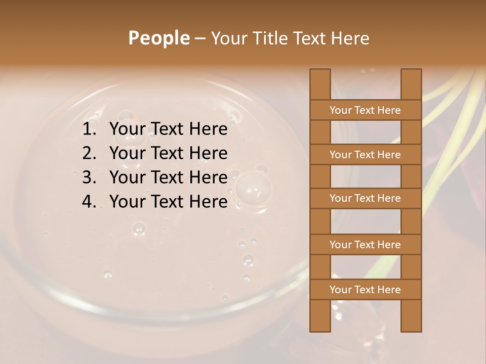 Concepts Food Flower PowerPoint Template