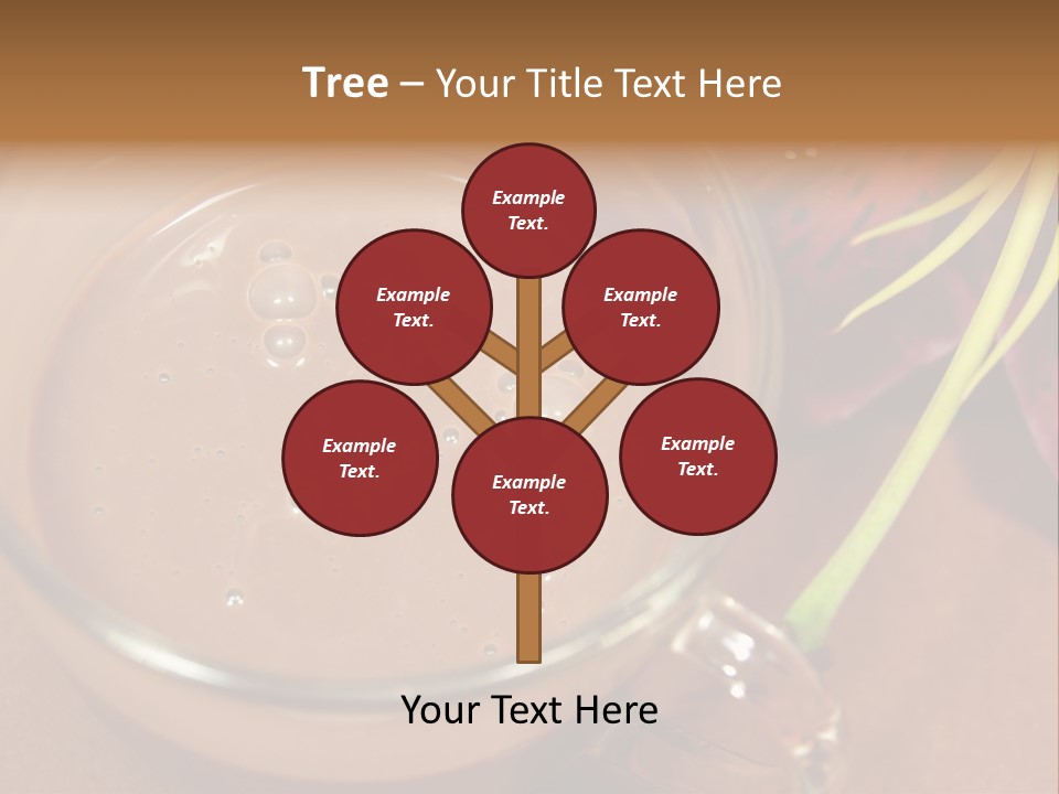 Concepts Food Flower PowerPoint Template