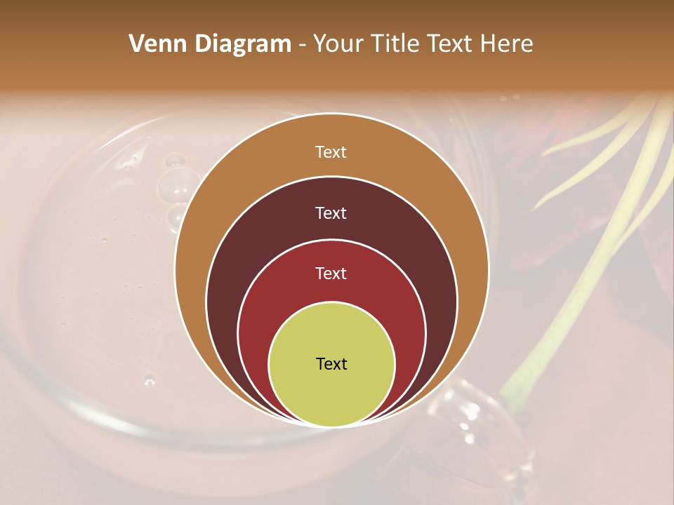 Concepts Food Flower PowerPoint Template