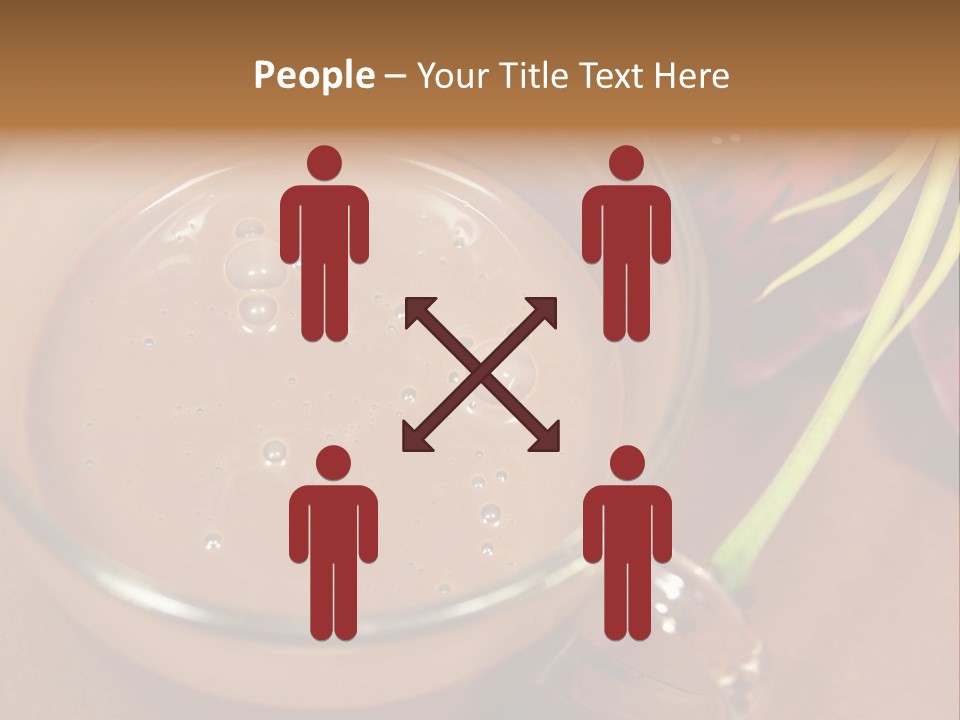 Concepts Food Flower PowerPoint Template