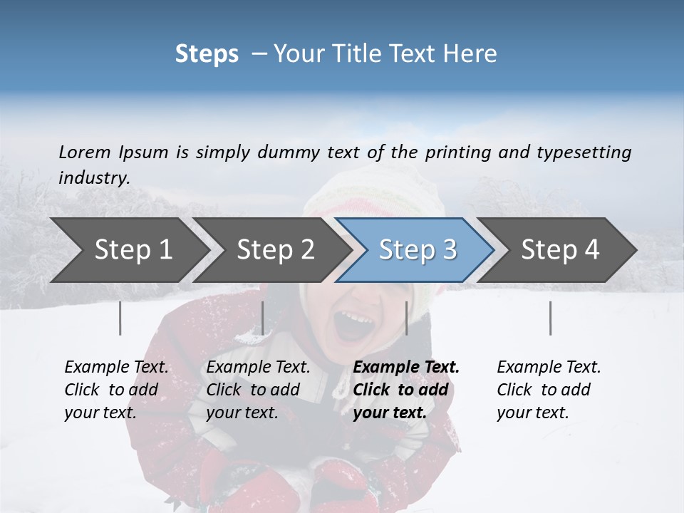 Baby Jolly Cheerful PowerPoint Template
