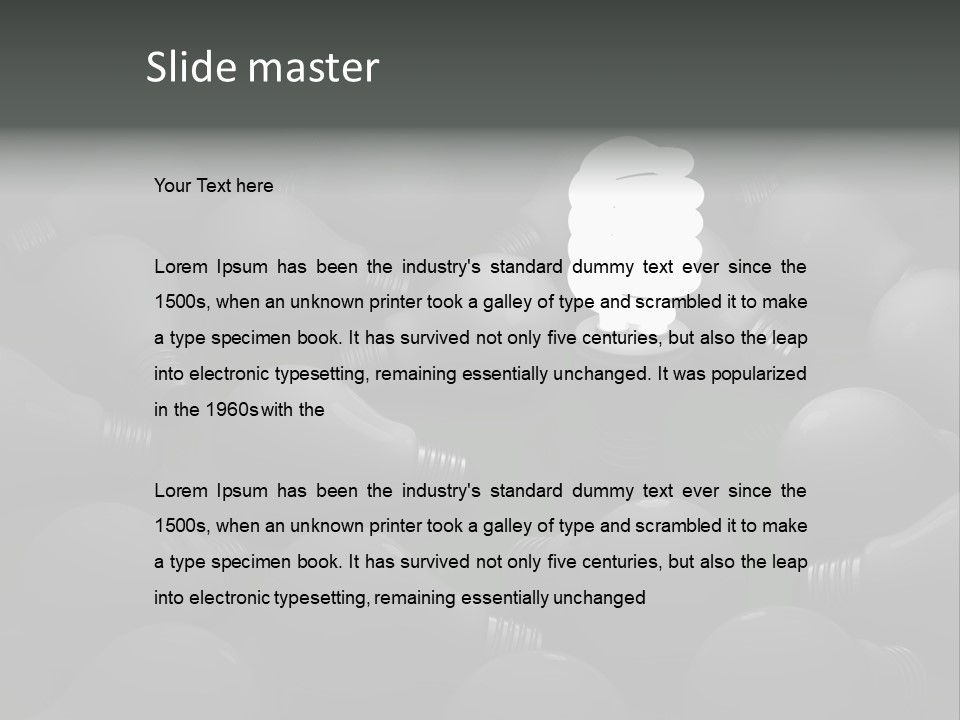 Energy Electric Standard PowerPoint Template