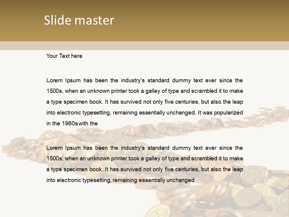 Sign Treasure Symbol PowerPoint Template