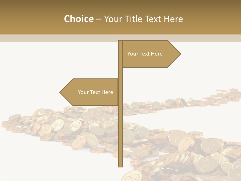 Sign Treasure Symbol PowerPoint Template