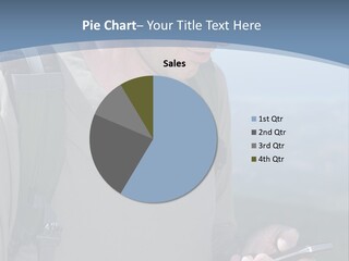 Mobile Man Green PowerPoint Template