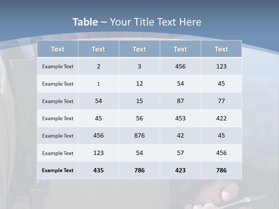 Mobile Man Green PowerPoint Template