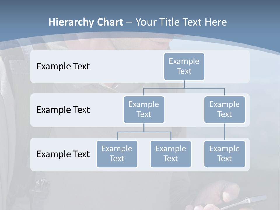 Mobile Man Green PowerPoint Template